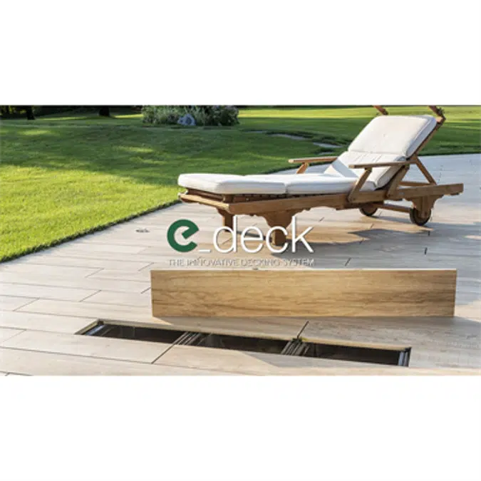 E-deck The innovative decking system