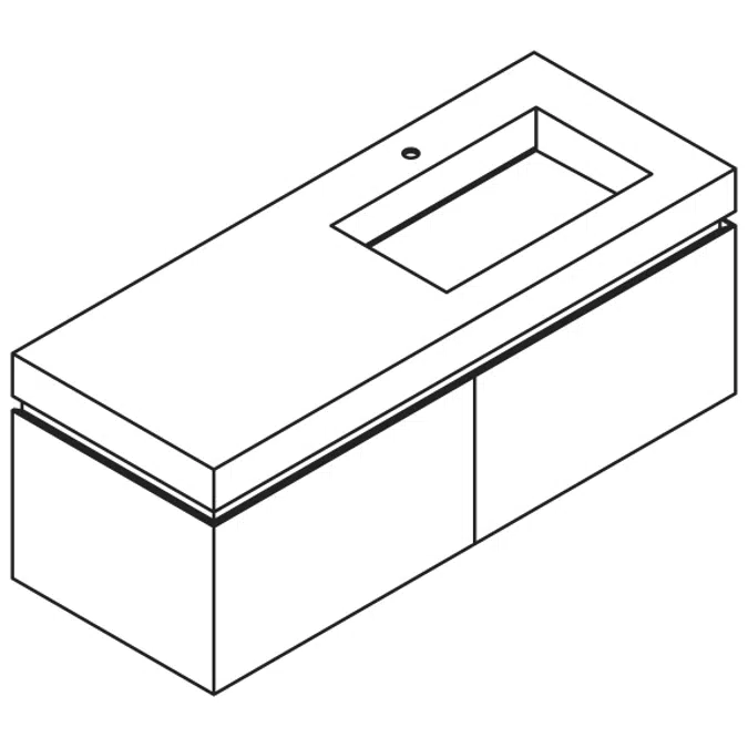 Freedom-FR140 Monoblock mit integriertem Waschbecken