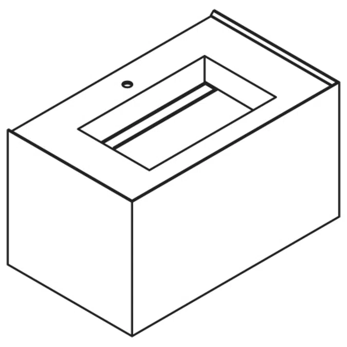 Glad-GD90 Monoblock mit integriertem Waschbecken