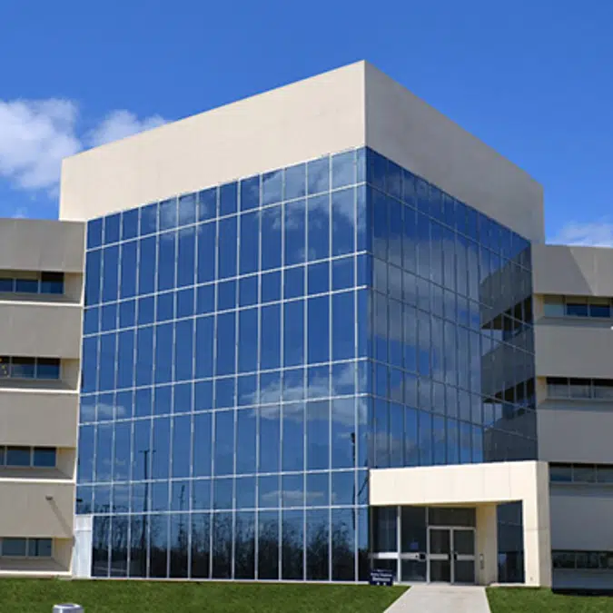 BIM objects - Free download! SunGuard® AG 50, CrystalBlue Glass, Double ...
