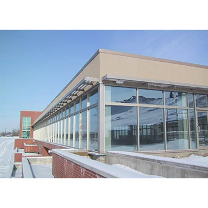 BIM objects - Free download! SunGuard® AG 50, Green Glass, Double Glaze ...