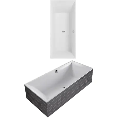 Bild für Squaro rechteckige Badewanne