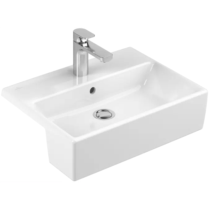 BIM objects - Free download! Memento Semi-recessed washbasin | BIMobject