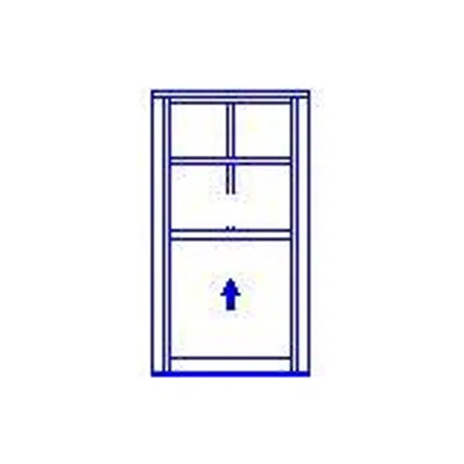 BIM objects - Free download! Series 3450 Thermal Commercial Window, 3-1 ...