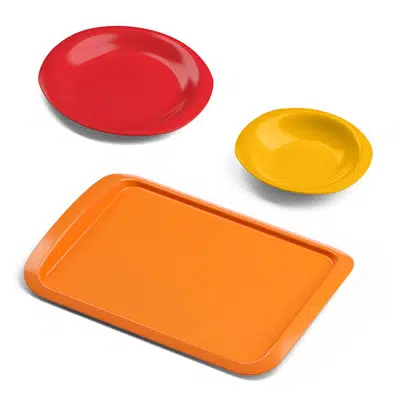 afbeelding voor Trays and plates