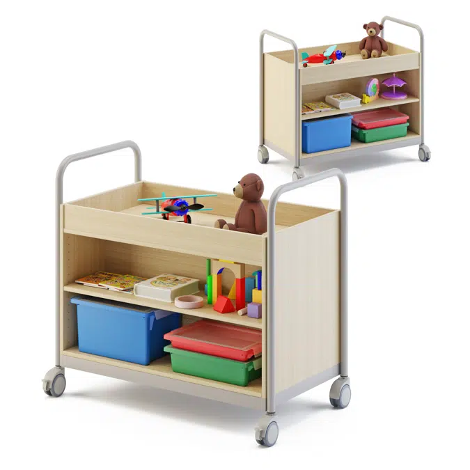 Cart for books and toys