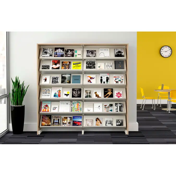 Library shelves