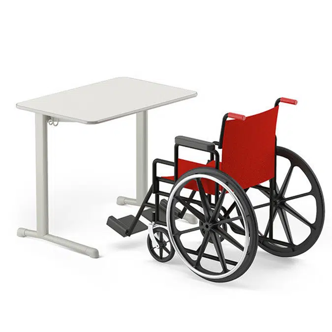 Wheelchair tables