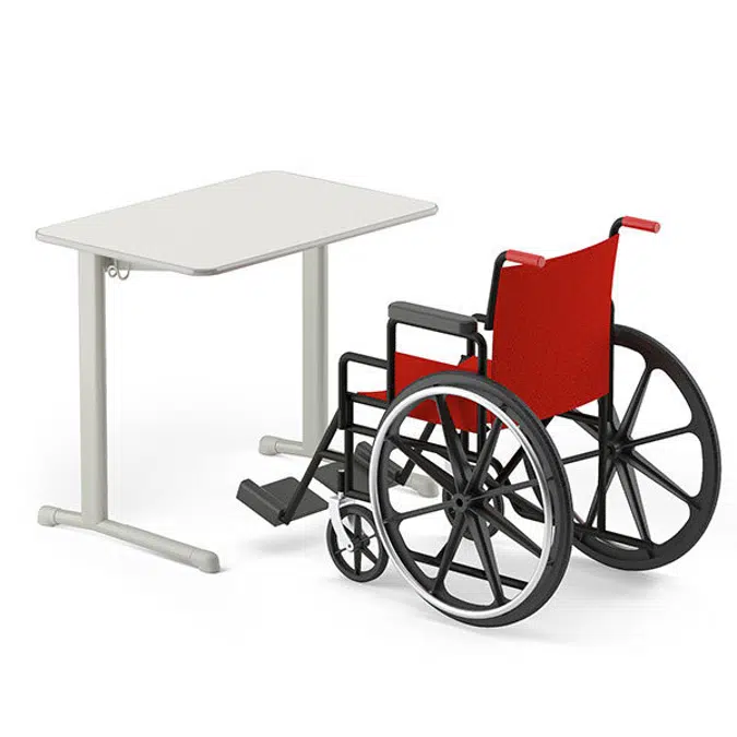 Wheelchair tables