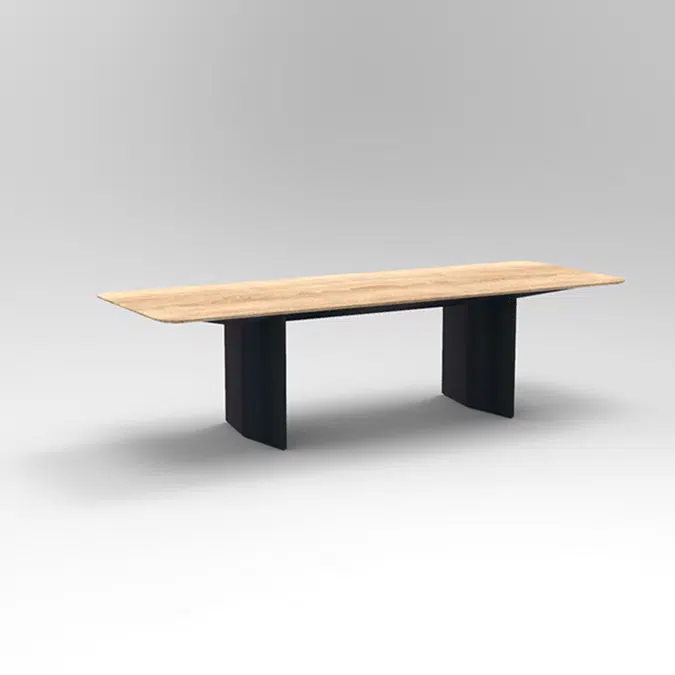 BIM objects - Free download! Join Table Wood Configuration 1 | BIMobject