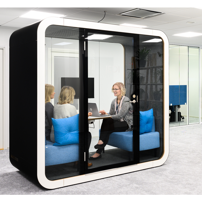 Bim 对象 免费下载！ Framery Q Soundproof Meeting Pod Bimobject