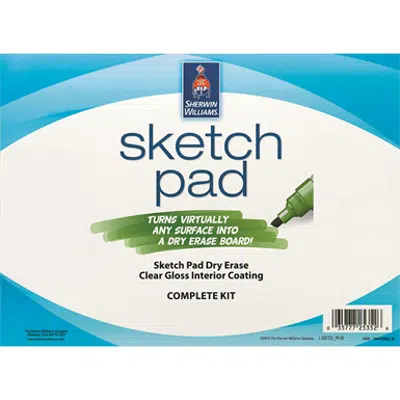 imagem para Sketch Pad® Dry Erase Coating