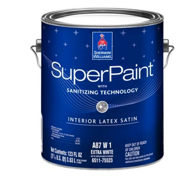 SuperPaint® Interior Latex Satin with Sanitizing Technology