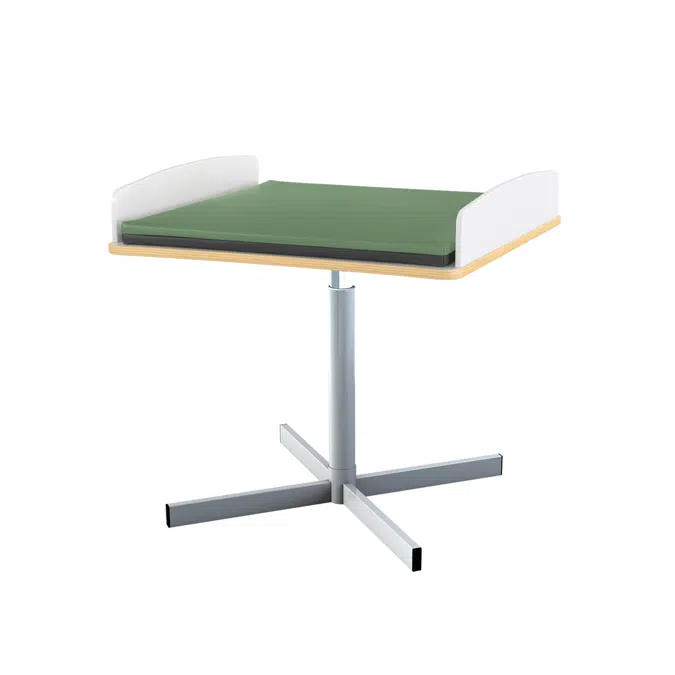 Changing station, dubble working area