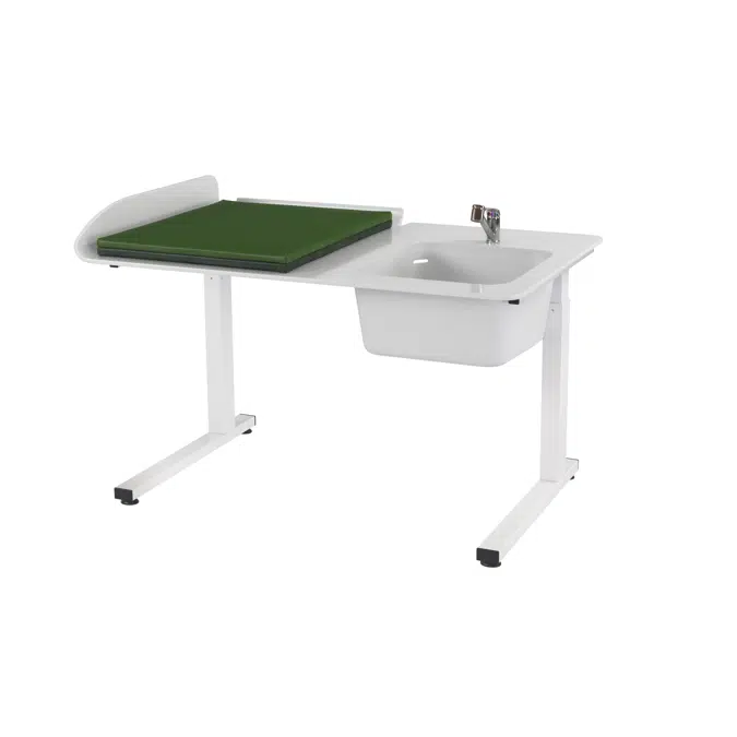 Skötbord, Elit 120H Corian Golv