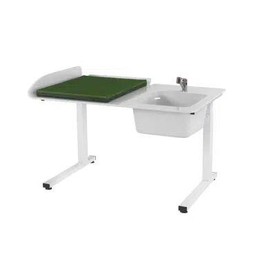 Changing table Elit 120H Forma Corian