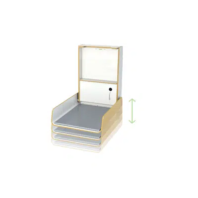 imagen para Changing table Endra - Wall mounted