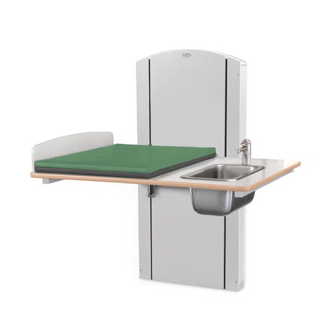 Changing table Lyfta Vägg 100