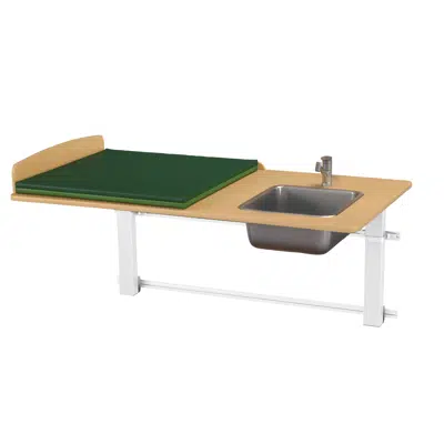 画像 Chaning table Elit Vägg 140H