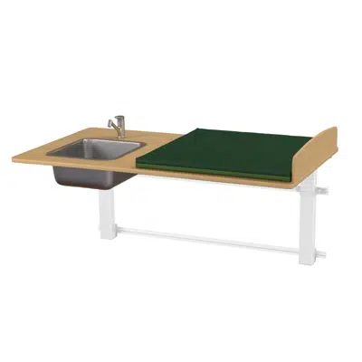 Chaning table Elit Vägg 140V图像