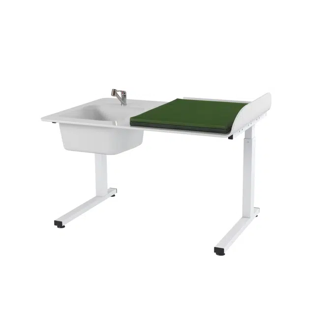 Changing table Elit 120V Forma Corian