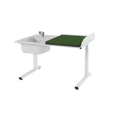 Changing table Elit 120V Forma Corian