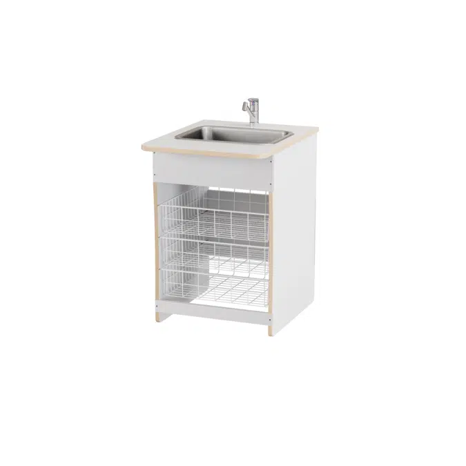 Changing station, dubble working area