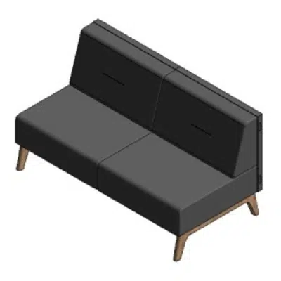 Image pour Rockworth Sofas HAF 2 Seat with Back