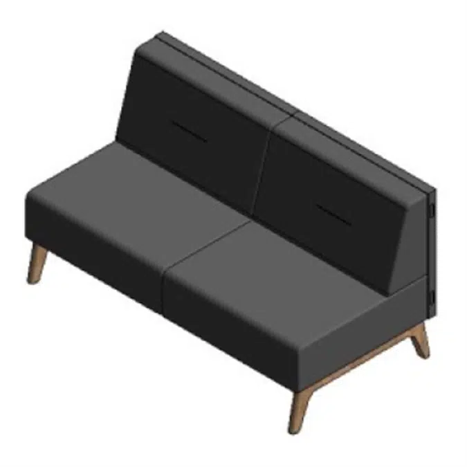 Rockworth Sofas HAF 2 Seat with Back