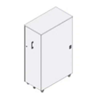 Image for Rockworth S66 (Stack) 3-Shelf Vertical Freestanding Steel Door Cabinet