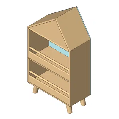 Image for Rockworth Brook Cabinet 3 Right Roof