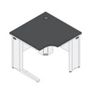 Image for Rockworth Series 45 Computer Unit Desk - 45DN067L
