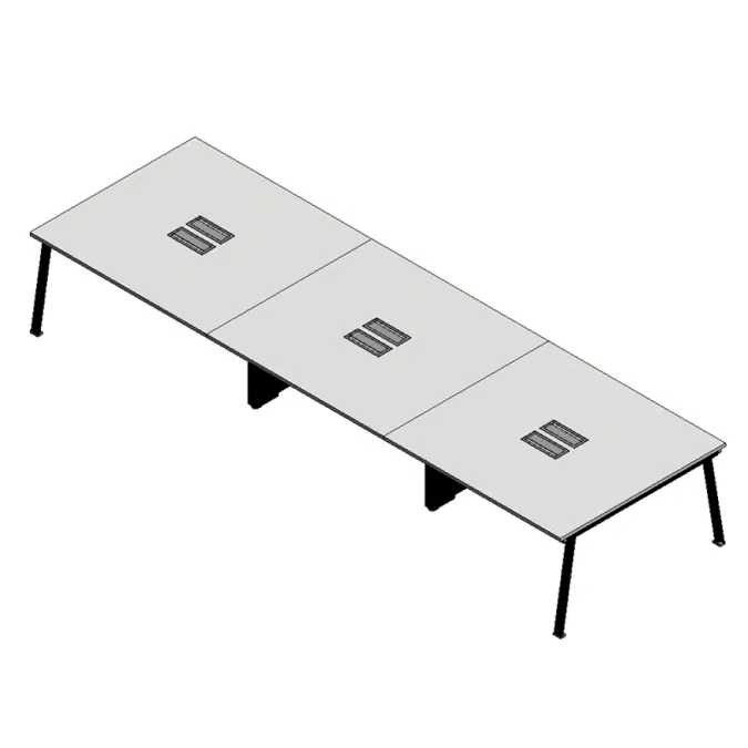Rockworth Rect Meeting Table Platform 140x450