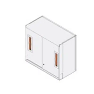 Immagine per Rockworth S66 (Stack) 2-Shelf Sliding Door Stacking Cabinet