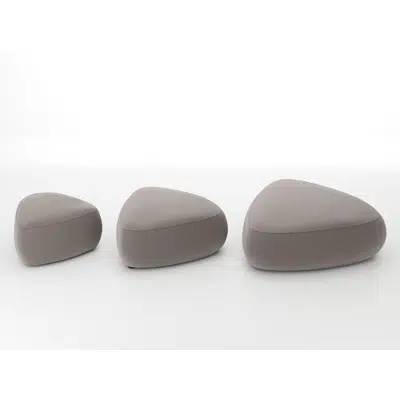 Image for Rockworth Stool Sofa Pebble 2 Seat - PEST2