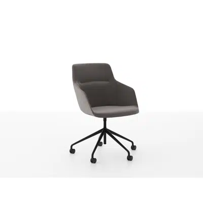 Image for Rockworth Cuben Lounge Chair with Castors