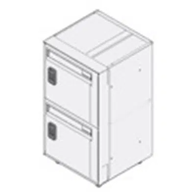 Image for Rockworth S66 (Stack) 2-Drawer Single Digital Lock Personal Document Storage