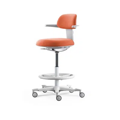 Imagem para Rockworth Nex Bar Chair Black Frame with Armed}