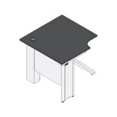 Image for Rockworth Series 45 Computer Unit Desk - 45DN067R