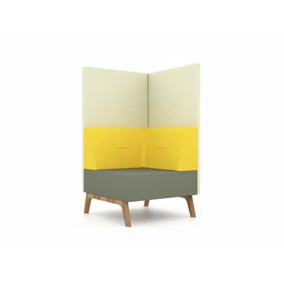 Image for Rockworth Haf Corner Seat with High Back for Connecting
