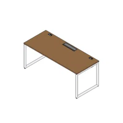 kép a termékről - Rockworth S.43 New (Leg J) Single Desk with Flipper Grommet 43JSDF07XX