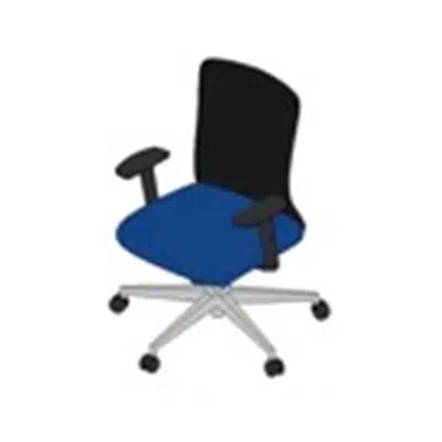 Image for Rockworth Tidy Midback Chair Adjustable Arm