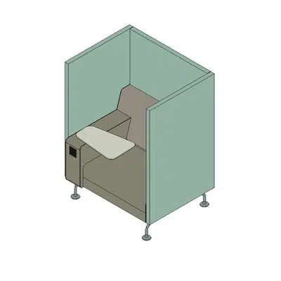 Image for Rockworth Haf 1 Private Seat Pod Steel Leg R