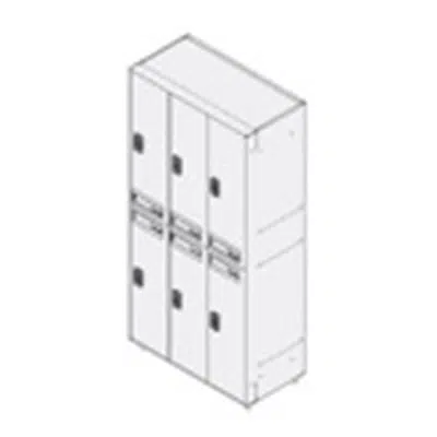 Image for Rockworth S66 (Stack) 6-Drawer Digital Lock Freestanding Personal Storage