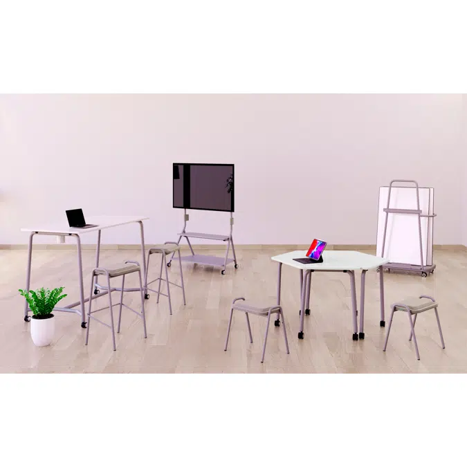 Rockworth JOY (Series 50) Mobile TV Stand 65-88 - 51MTS053114