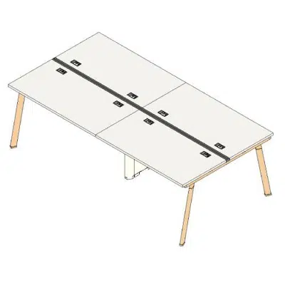 Image for Rockworth S.43 New (Leg H) Double Bench 43HDBXXXX