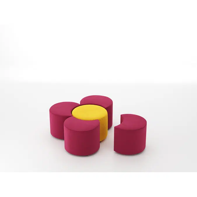Rockworth Deva Stool - Round Stool Sofa - RST05