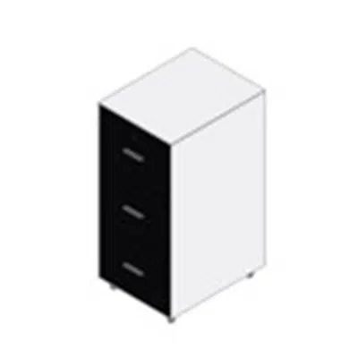 Rockworth S66 (Stack) 3-Drawer Vertical Filing Cabinet 이미지