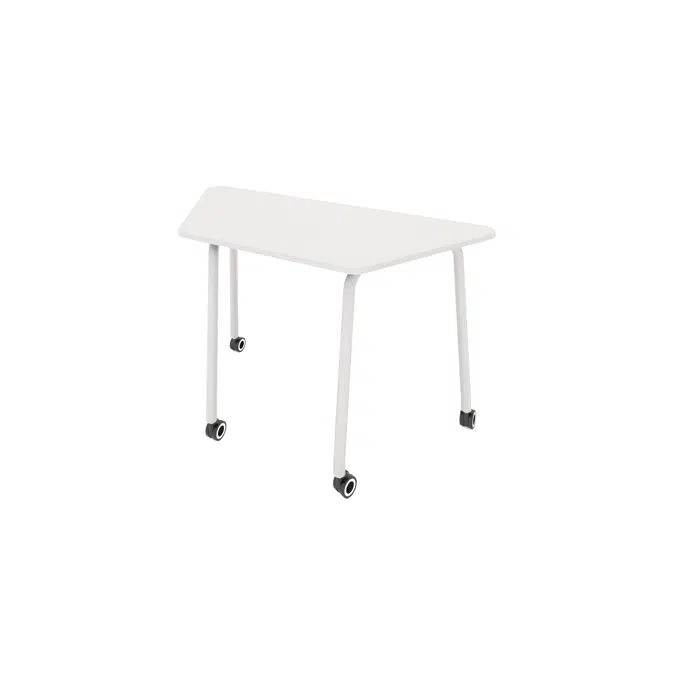 BIM objects - Free download! Rockworth SYNC S51 Mobile Table (Trapezoid ...