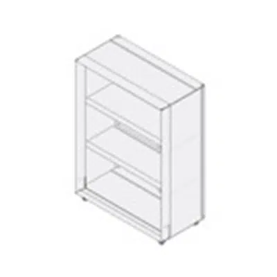 Image for Rockworth S66 (Stack) 3-Open Shelf Cabinet